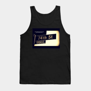 74th Street, Los Angeles, California by Mistah Wilson Tank Top